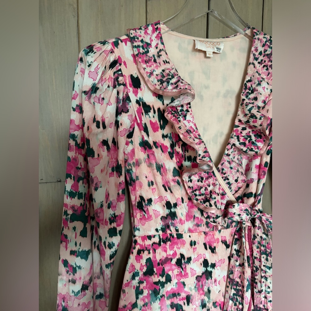 Rococo Sand Mimi Ruffle Wrap Dress - Picture 14 of 16